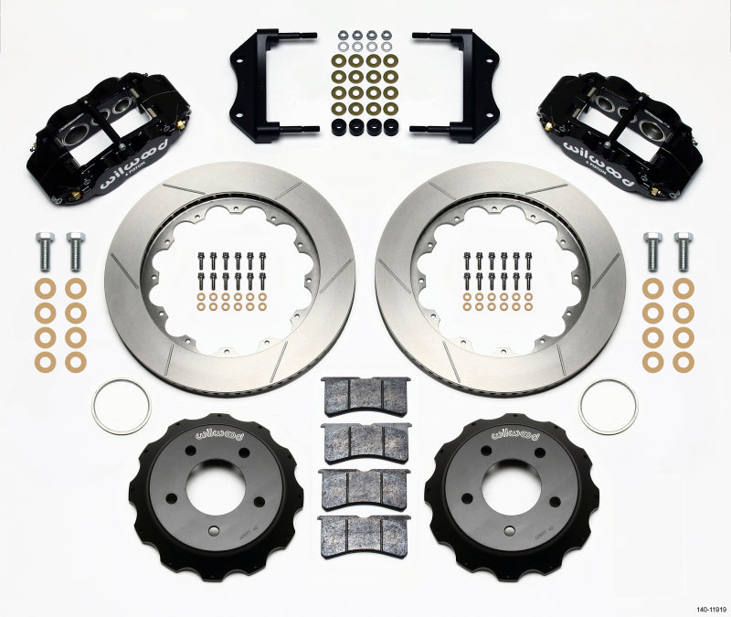 Wilwood Narrow Superlite 6R Front Hat Kit 14.00in 84-87 Corvette C4 - Mammoth Racing -