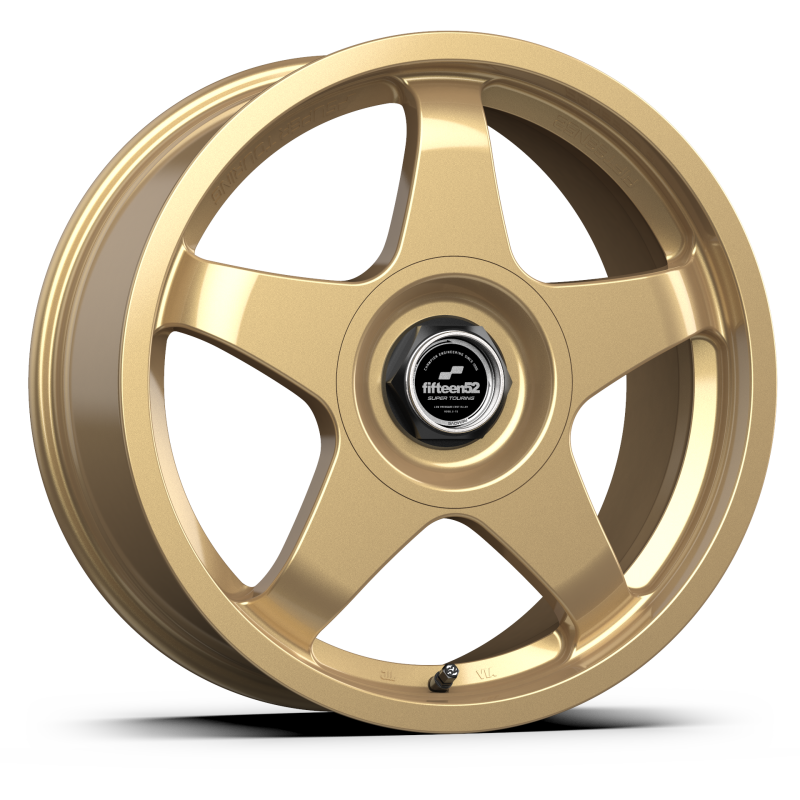 fifteen52 Chicane 19x8.5 5x108/5x112 45mm ET 73.1mm Center Bore Gloss Gold Wheel - Mammoth Racing -