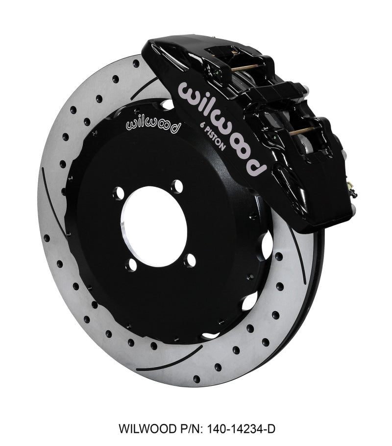 Wilwood Dynapro 6 Front Hat Kit 12.88in Drilled 2016-Up Mazda MX5 Miata w/ Lines - My Store