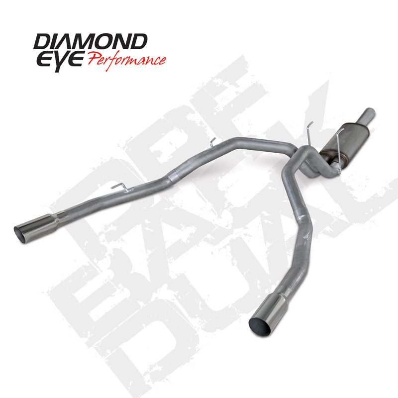 Diamond Eye KIT 3in DPF-BACK DUAL SS: DODGE 1500 2014 DIESEL - Mammoth Racing -