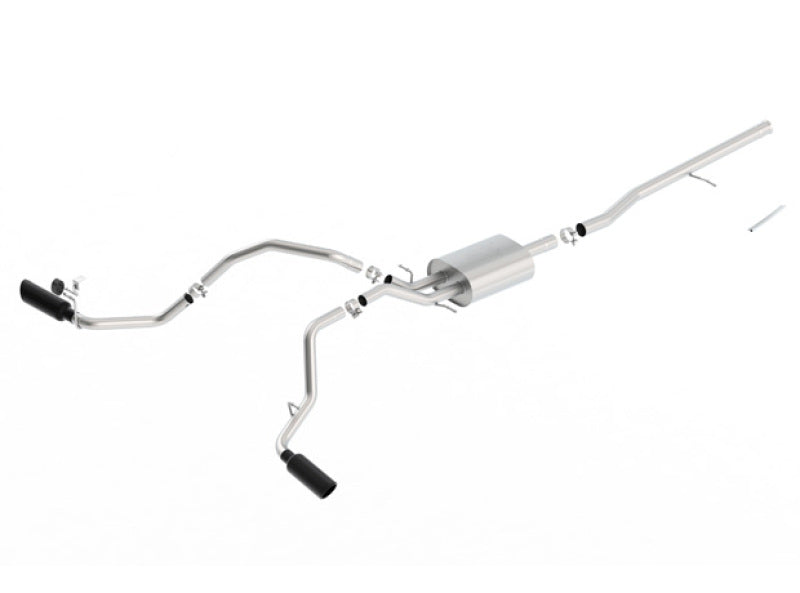 Borla 14-16 Chevrolet Silverado 1500 5.3L ATAK Catback Exhaust w/ Black Chrome Tips - My Store