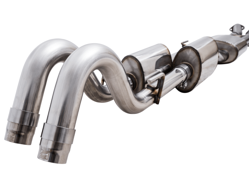 AWE 16-22 Toyota Tacoma 0FG Catback Exhaust w/ BashGuard - Dual Diamond Black Tips - My Store