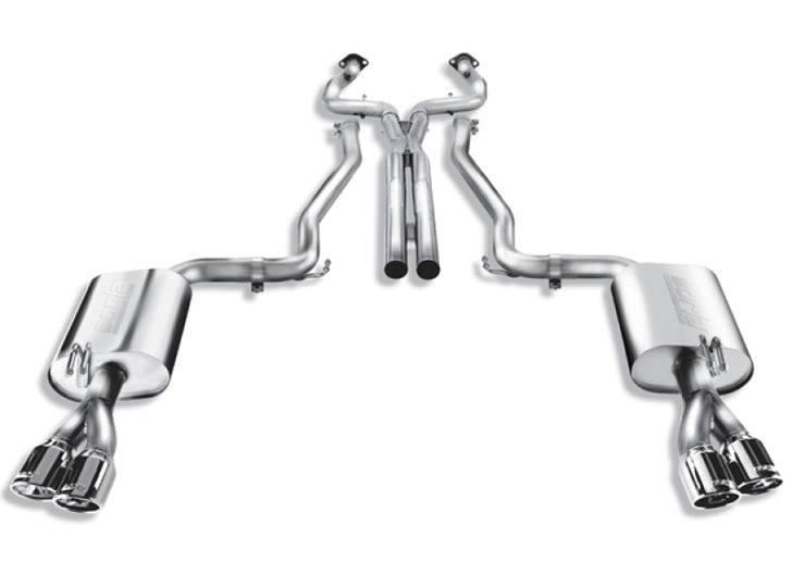 Borla 08-09 Pontiac G8/GT 6.0L 8cyl SS Catback Exhaust w/ X Pipe - Mammoth Racing -