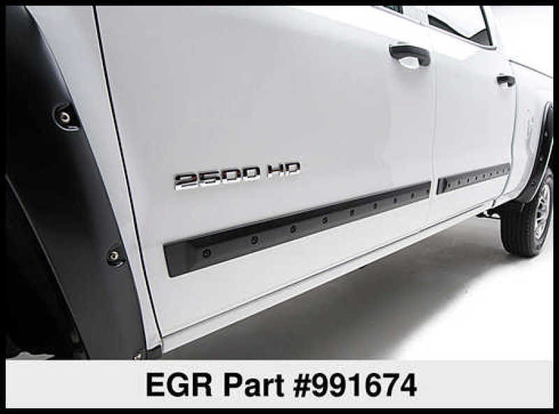 EGR Crew Cab Front 41.5in Rear 38in Bolt-On Look Body Side Moldings (991674) - My Store