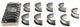 Clevite Tri Armor Top Fuel Coated Bearing HM-14 Upper Shells Only Individual Main Bearing - Mammoth Racing -
