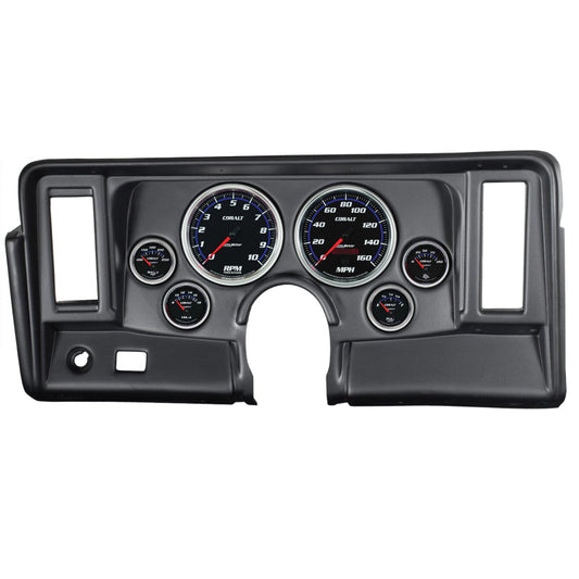 Autometer Cobalt 69-76 Nova Dash Kit 6pc Tach / MPH / Fuel / Oil / Wtmp / Volt - My Store