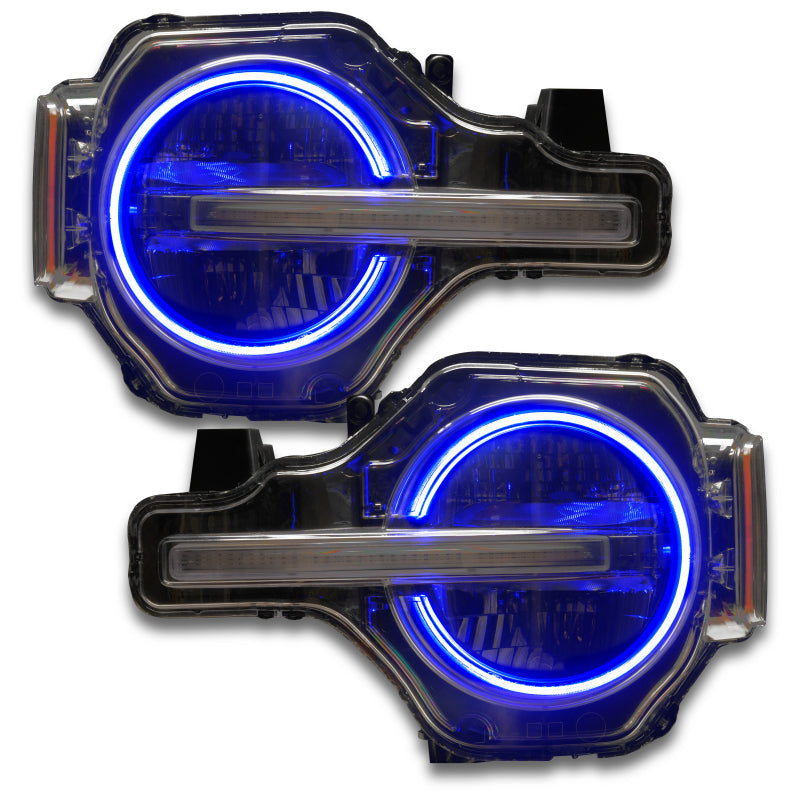 Oracle 2021 Ford Bronco DRL Upgrade w/ Halo Kit - ColorSHIFT w/ Simple Controller - Mammoth Racing -