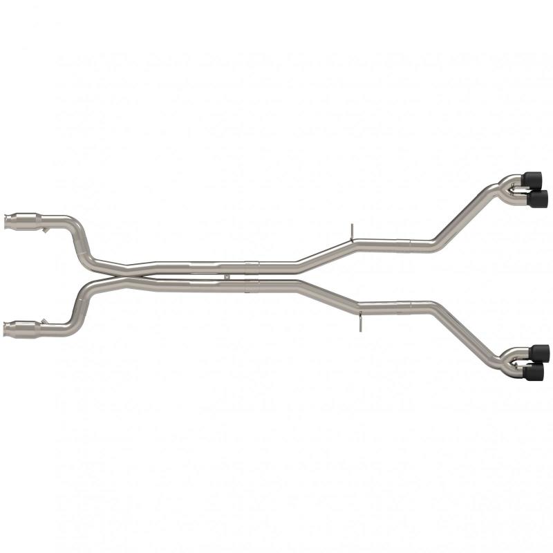 Kooks 16+ Chevy Camaro SS 6.2l 3in Green Cat MD Exhaust w/Quad Black Tips (Use w/Kooks Headers) - Mammoth Racing -