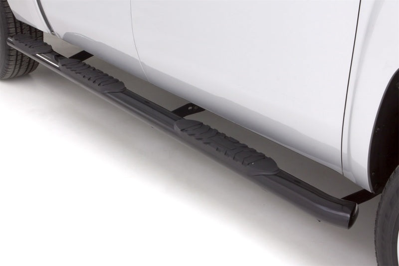Lund 07-17 Toyota Tundra Access Cab (6.5ft. Bed) 5in. Oval WTW Steel Nerf Bars - Black - My Store