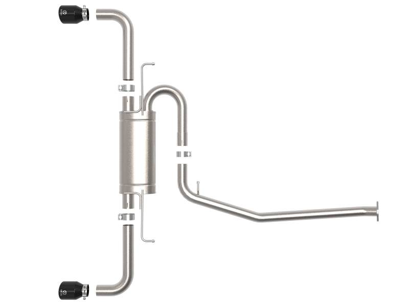 aFe POWER Takeda 19-21 Toyota RAV4 L4-2.5L 304SS CB Exhaust w/ Black Tips - My Store