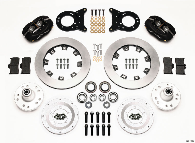 Wilwood Forged Dynalite Front Kit 12.19in 1970-1973 Mustang Disc & Drum Spindle - Mammoth Racing -