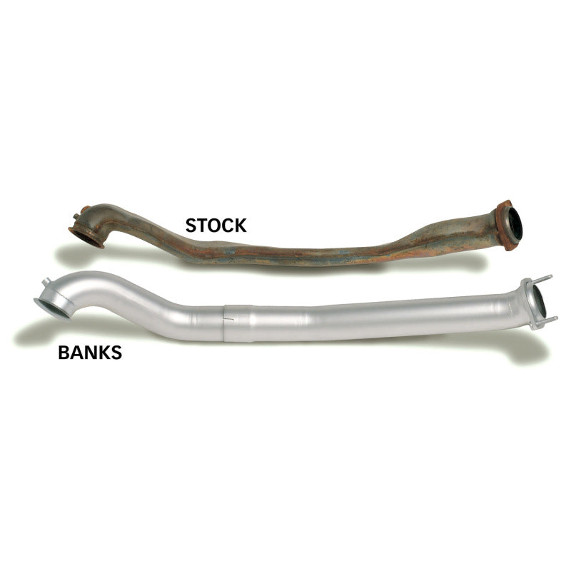 Banks Power 94-97 Ford 7.3L ECLB Monster Exhaust System - SS Single Exhaust w/ Black Tip - Mammoth Racing -