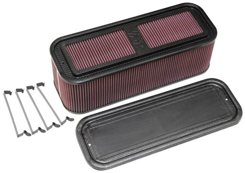K&N Custom Racing Assembly 19in x 6.5in Carbon Fiber Air Filter - Mammoth Racing -