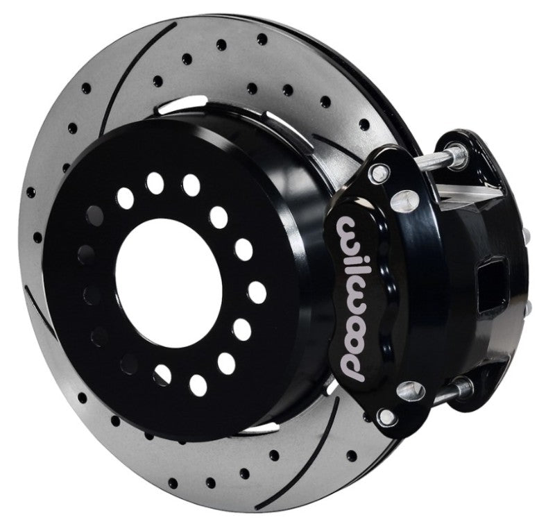 Wilwood D154 Rear 12.19in P-Brake Kit 2.75in-2.81in Offset - Black - My Store