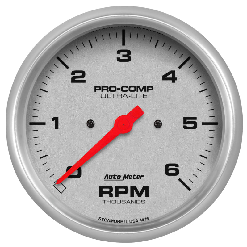 AutoMeter Ultra-Lite 5in. 0-6k RPM In-Dash Tachometer Gauge - My Store