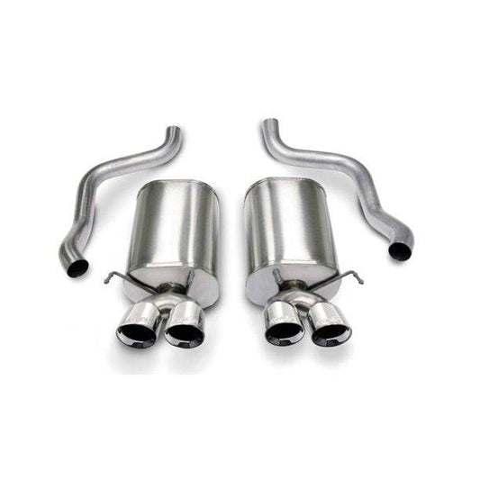 Corsa 05-08 Chevrolet Corvette C6 6.0L V8 Black Sport Axle-Back Exhaust