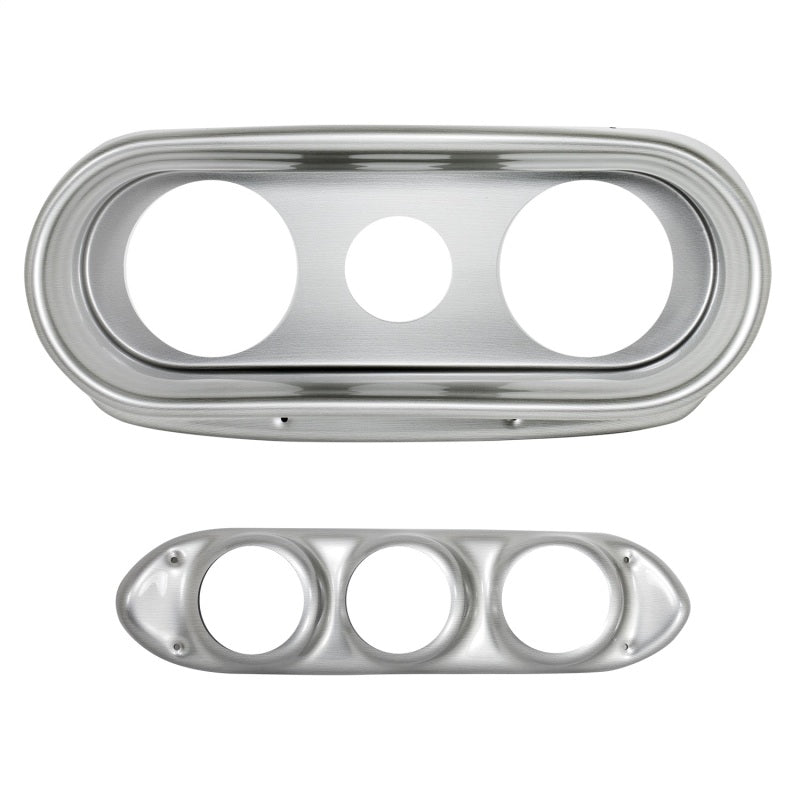 Autometer 62-65 Chevy Nova (Fits 2 3-3/8in.& 4 2-1/16in. Instruments) Gauge Mount Direct Fit Silver - My Store