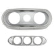 Autometer 62-65 Chevy Nova (Fits 2 3-3/8in.& 4 2-1/16in. Instruments) Gauge Mount Direct Fit Silver - My Store