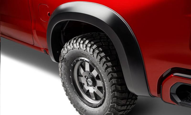 Bushwacker 19-21 Chevrolet Silverado 15 Extend-A-Fender Style Flares 4pc 78.8 Bed - Black - Mammoth Racing -