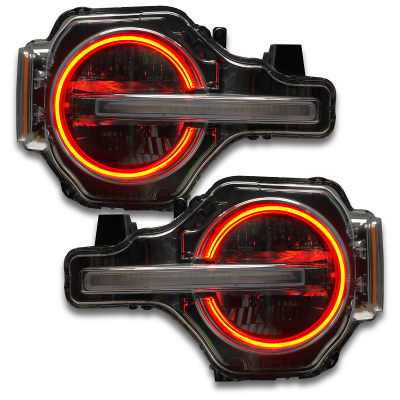 Oracle 2021 Ford Bronco DRL Upgrade w/ Halo Kit - ColorSHIFT w/ 2.0 Controller - Mammoth Racing -