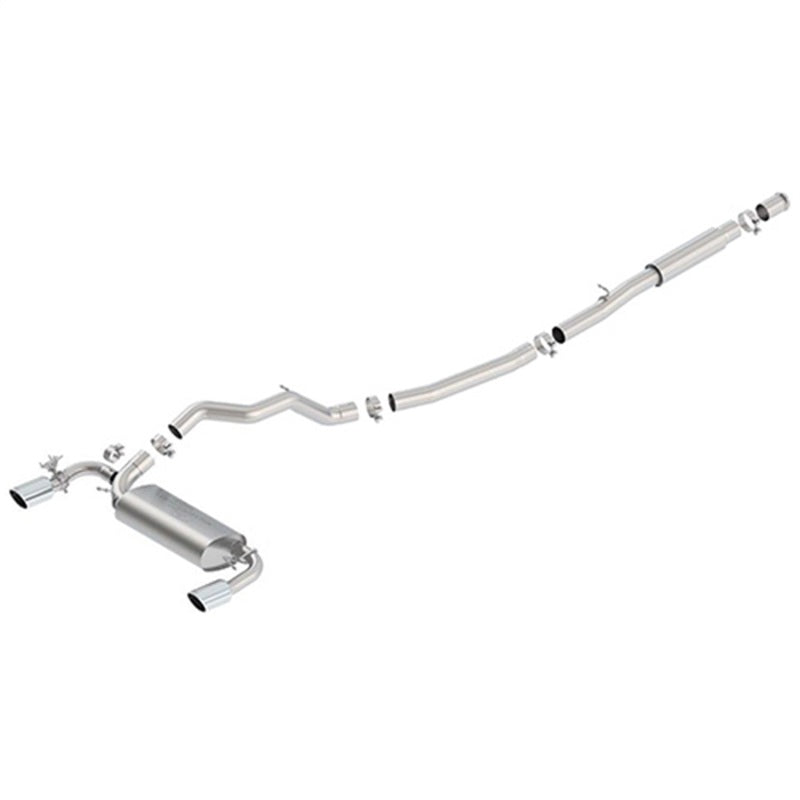 Ford Racing 2016-2017 Focus RS Active Sport Cat-Back Exhaust System w/ Polished Tips - My Store