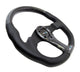 NRG Carbon Fiber Steering Wheel (350mm) Oval Shape Black w/Leather Trim - My Store