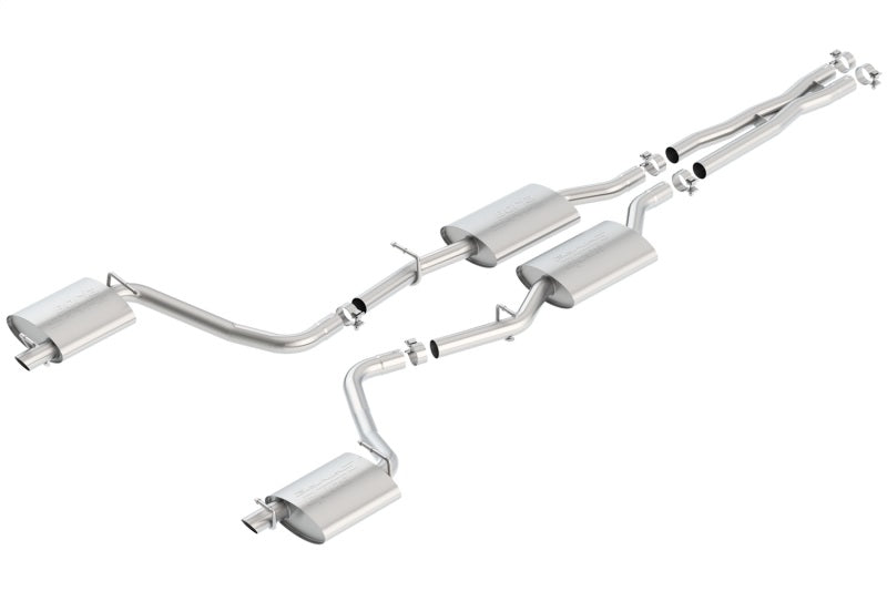 Borla 2015 Dodge Challenger 3.6L V6 S-TYPE Catback Exhaust No Tips Factory Valance - My Store