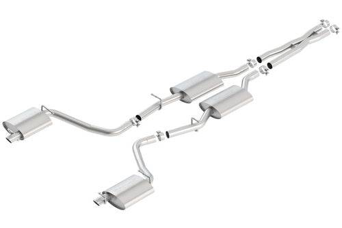 Borla 2015 Dodge Challenger 3.6L V6 S-TYPE Catback Exhaust No Tips Factory Valance - Mammoth Racing -