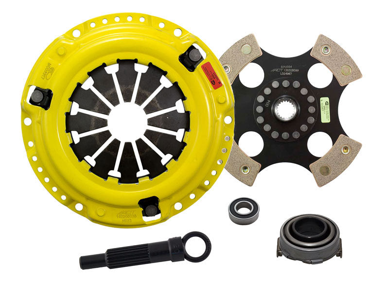 ACT 1992 Honda Civic HD/Race Rigid 4 Pad Clutch Kit - My Store