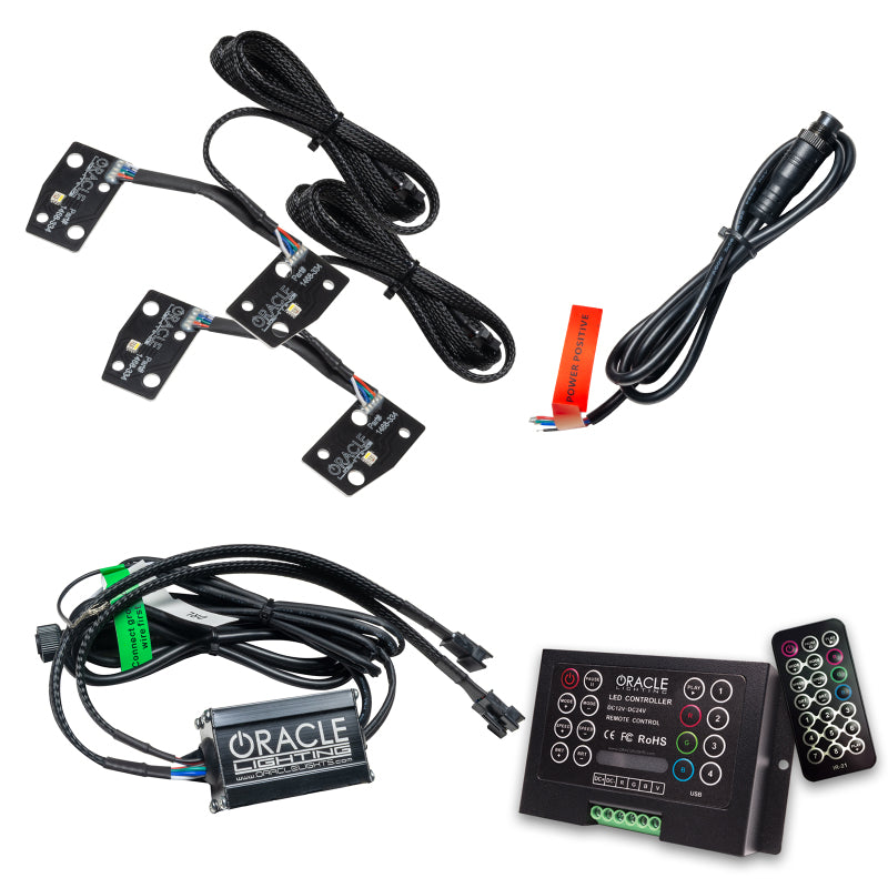 Oracle 2021 Ford Bronco DRL Upgrade w/ Halo Kit - ColorSHIFT w/ 2.0 Controller - Mammoth Racing -