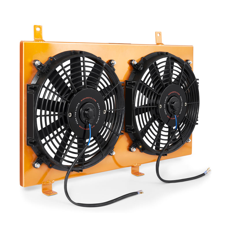 Mishimoto 04-08 Mazda RX8 Aluminum Fan Shroud Gold - Mammoth Racing -