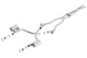 Borla 2015-2016 Charger SRT 392 / Scat Pack 6.4L Atak Catback Exhaust Single Split Rear Exit - My Store