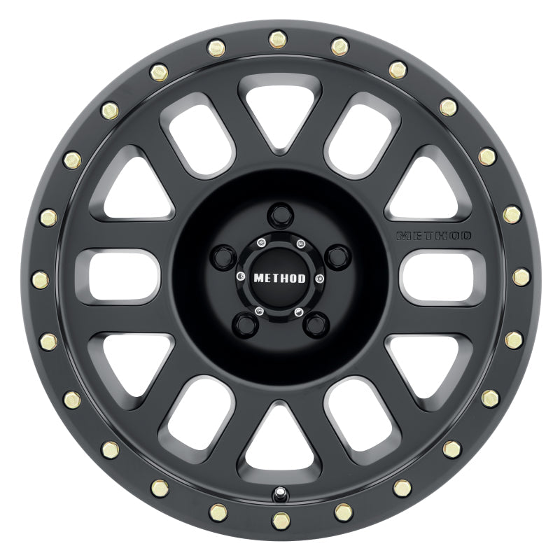 Method Mr309 Grid 18x9 0mm Offset 5x150 116.5mm CB Matte Black Wheel - Mammoth Racing -