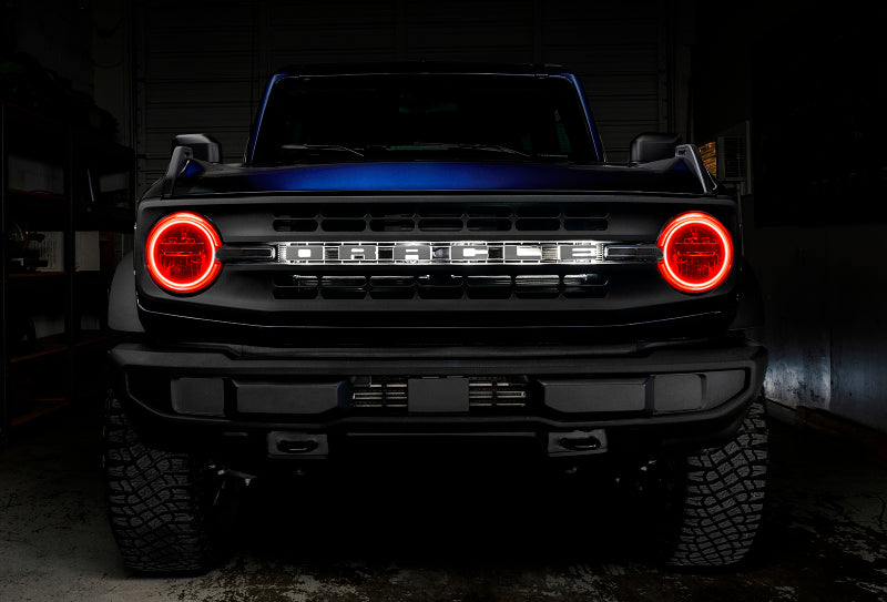Oracle 2021 Ford Bronco Base Headlight LED Halo Kit - ColorSHIFT - w/ 2.0 Controller - Mammoth Racing -