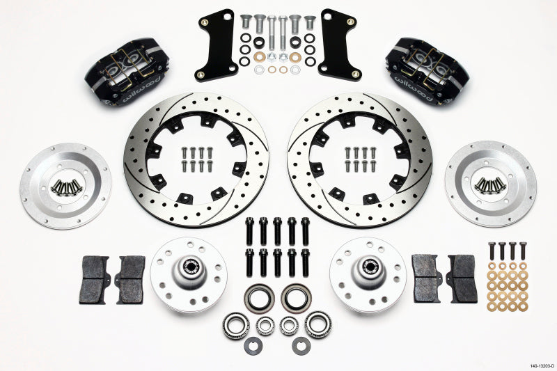 Wilwood Dynapro Dust-Boot Front Kit 12.19in Drilled 67-69 Camaro 64-72 Nova Chevelle - Mammoth Racing -