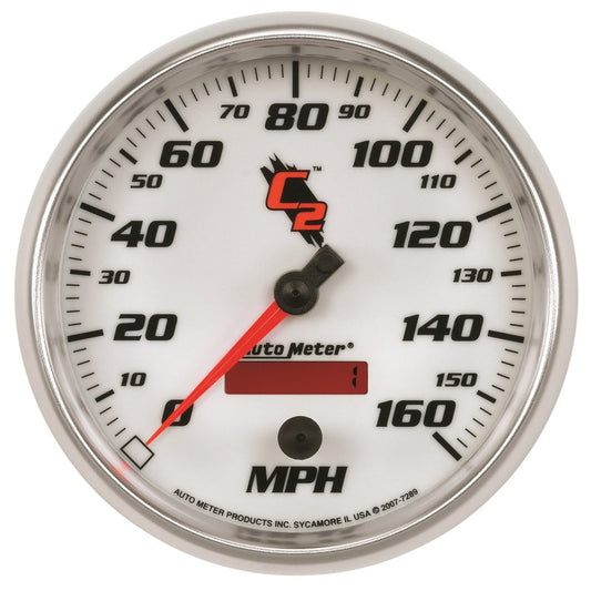 Autometer C2 5 inch 160mph In-Dash Electronic Programmable Speedometer - My Store