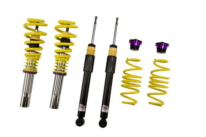KW Coilover Kit V1 Audi A4 S4 (8K/B8) w/o electronic dampening controlSedan FWD + Quattro - Mammoth Racing -