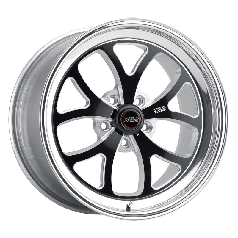 Weld S76 20x10 / 5x115mm BP / 4.8in. BS Black Wheel (High Pad) - Non-Beadlock - Mammoth Racing -