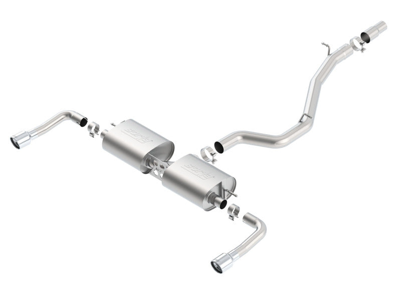 Borla 14-16 Audi A3 Quattro 2.0L Turbo AT/MT RWD 4DR S-Type Cat-Back Exhaust Single Split Rear Exit - My Store