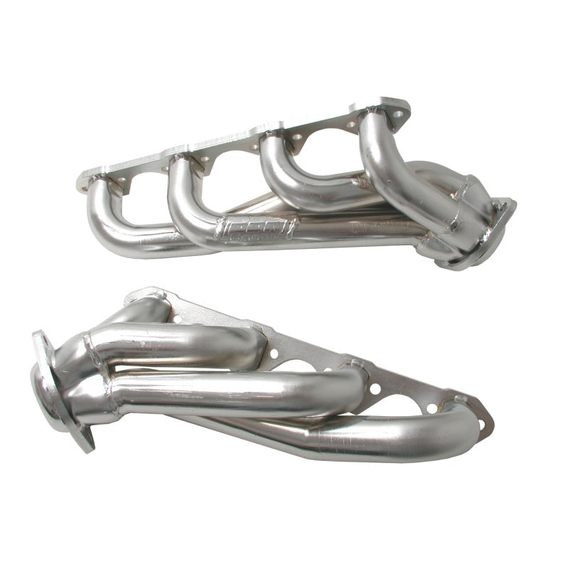 BBK 87-95 Ford F150 Truck 5.8 351 Shorty Unequal Length Exhaust Headers - 1-5/8 Silver Ceramic - My Store