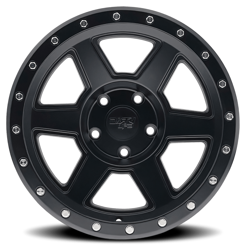 Dirty Life 9315 Compound 17x9 / 6x139.7 BP / -12mm Offset / 106mm Hub Matte Black Wheel - Mammoth Racing -