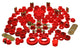 Energy Suspension 97-06 Jeep Wrangler TJ Red Hyper-Flex Master Bushing Set - My Store