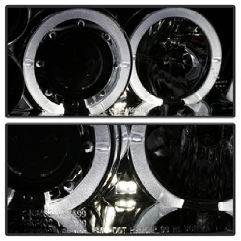 Spyder Volkswagen Jetta 99-05 Projector HeadlightsLED Halo Chrm PRO-YD-VJ99-HL-C - Mammoth Racing -