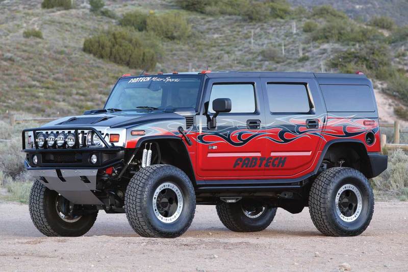 Fabtech 03-08 Hummer H2 Suv/Sut 4WD w/Rr Coil Springs 6in Perf Sys w/Stealth - My Store