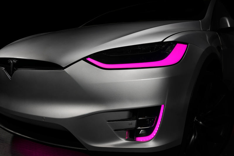 ORACLE Lighting 16-21 Tesla Model X Dynamic ColorSHIFT Headlight & Fog Light DRL Upgrade Kit - Mammoth Racing -