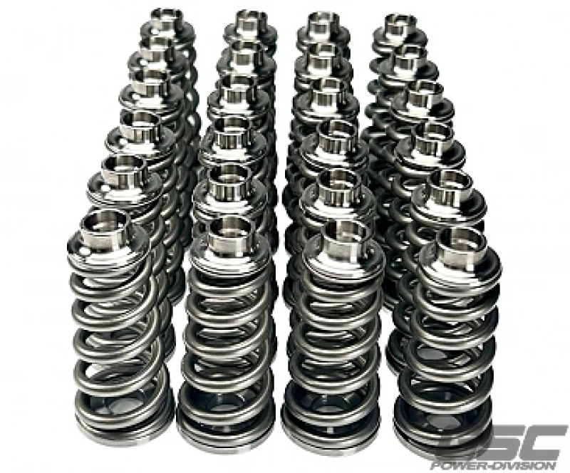 GSC P-D Porsche GT3/GT3 (991) Single Conical Valve Spring Ti Retainer Steel Spring Seat Kit - Mammoth Racing -