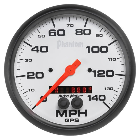 Autometer Phantom 5in 140 MPH In-Dash Full Sweep Speedometer w/ GPS Rally Nav Display - My Store
