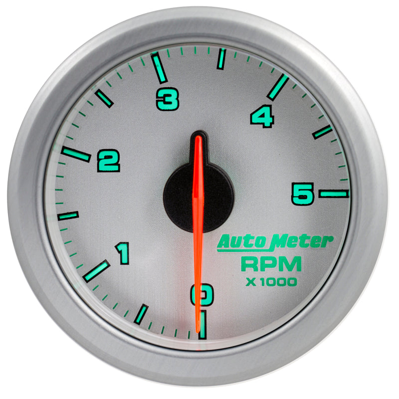 Autometer Airdrive 2-1/6in Tachometer Gauge 0-5k RPM - Silver - My Store