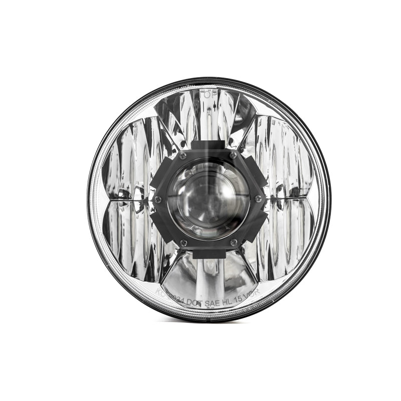 KC HiLiTES 07-18 Jeep JK 7in. Gravity LED Pro DOT Approved Replacement Headlight (Single) - Mammoth Racing -