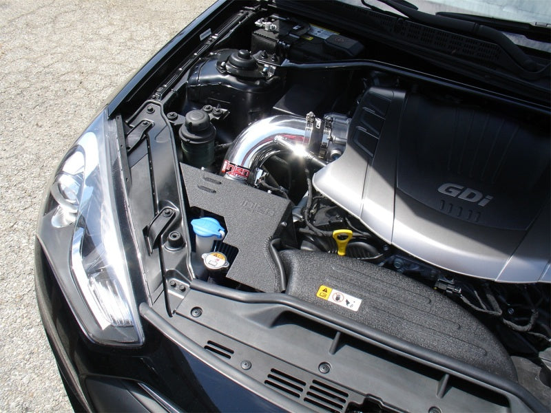Injen 13 Hyundai Genesis Coupe 3.8L V6 Black Short Ram Intake w/ Heat Shield & Cover - Mammoth Racing -